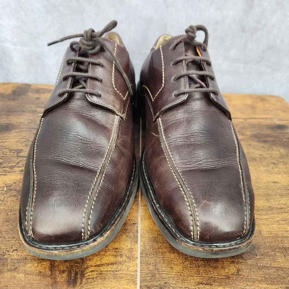Mephisto Shoes Mens 11.5 Brown Leather Walking Oxford‎ Derby Comfort $429